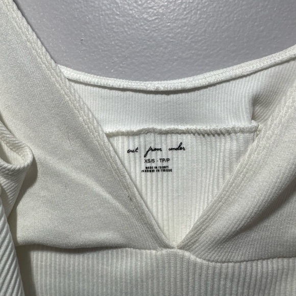 Urban Outfitters Out from under Cream Ribbed Tank Top - Picture 4 of 4